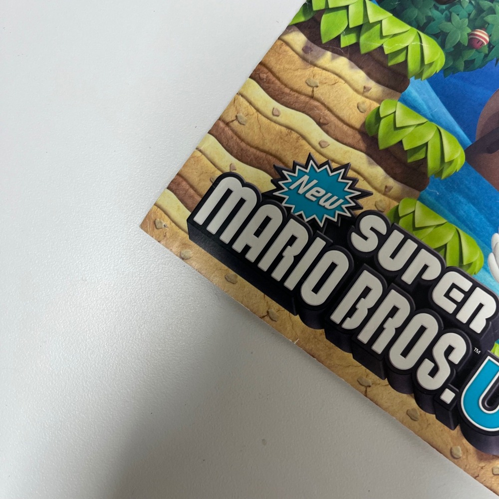 Nintendo New Super Mario Bros U Promo Poster Wii U Fold Out Panoramic 2012 Art - Picture 7 of 10